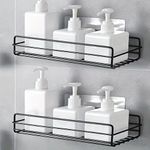 Multipurpose Shelf by Schmieden|Bathroom Adhesive Shel|Storage Organiser for Bathroom and Kitchen|Wall Shelf Without Drilling(Pack of 2)