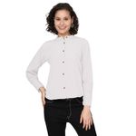 Stylistico Shirt for Women Office Formal Fashion | White Shirt for Women |Shirts for Women | Solid Shirt for Women | Plain Shirt for Women