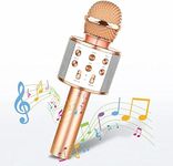 Wireless Microphone, Exssary 3-12 Year Old Girl Boys Toys Karaoke Bluetooth Microphone Teen Gifts Microphone for Kids Gifts for Age 3-12 Karaoke Mic Fun Toys for Micro