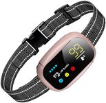 Dog Bark Collar Effective No Bark Training for Dogs of Large Medium and Small Rechargeable Anti Bark Collar for Dogs Automatic Bark Collar with 5 Adjustable Sensitivity Beep and Vibration Modes Pink