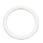 sourcingmap 32cm Outer Dia Car Rubber Antislip Steering Wheel Cover White