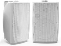 Herdio 8 Inch 600W Outdoor Bluetooth Speakers Waterproof Wired with Powerful Bass, Wall Mount Durable Loud Sound System | Ideal for Large Spaces (Commercial Areas, Spacious Backyards)