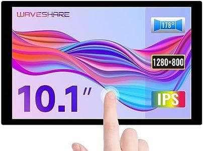 Waveshare 10.1inch Capacitive Touch LCD IPS Display, Without Back Case, 1280×800 Resolution, HDMI Interface, Compatible with Raspberry Pi 4B/3B+ etc. Support Jetson Nano/PC