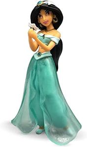 Bullyland 12455 - Statuetta di Walt Disney Aladdin, Principessa Jasmin, circa 9,7 cm, ideale come statuetta per torte, fedele ai dettagli, senza PVC, ottimo regalo per bambini per giocare fantasiosi