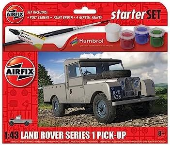 Airfix 1:43 Scale Land Rover Series 1 Starter Set