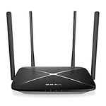 MERCUSYS AC12G Wifi Router, Dual Band 1200Mbps(300 Mbit/s 2,4GHz + 867Mbit/s 5GHz) Wireless Cable Router Easy Parental Controls ＆ Access Control 3 x 10/100/1000Mbit/s Gigabit LAN Ports, by TP-Link