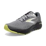 Brooks Men's Ghost 16 Sneaker, Primer Grey Lime, 7.5 UK