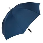 X-brella Wind Resistant FibreLight Large Golf Umbrella - Navy