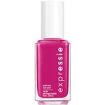 essie expressie™ vegan quick-dry nail polish, 8-free formula, power move, hot pink, 10 ml