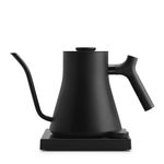 Fellow Stagg EKG Pro Studio Electric Gooseneck Kettle - Pour-Over Coffee and Tea Pot, Stainless Steel, Quick Heating, Matte Black, 0.9 Liter