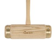 Uber Games Executive Croquet Mallet 34 Inch Octagonal English Ash Handle With An Ash Head Protected By Brass Rings