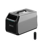 dosiwlatever New RV AC Unit with Compressor, Portable Air Conditioner for Camping, Tent & Off-Grid Use, 3500 BTU Cooling Unit for for 32–54 Sq Ft Camping, Vans, Truck Sleepers & Cabins Gray