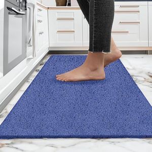 ishro home Cushion Noodle Mat for Home Entrance, Heavy Indoor Outdoor Anti Slip PVC Floor Mat for Bedroom, Kitchen, Absorbent Solid Mats for Bathroom, Doors, Office, Door Mat, Bath Mat |Feet 2x3