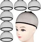 MORGLES Wig Cap, 6pcs Mesh Net Wig 