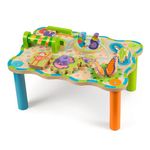 Melissa & Doug First Play Jungle Wooden Activity Table, Baby and Toddler Toy, Sturdy Wooden Construction, Helps Develop Fine Motor Skills, 30.48 cm H x 27.94 cm W x 43.18 cm L