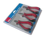 Hilka Tools 26202003 Mini Plier Set - Red/Black (3-Piece)