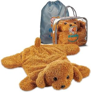 FRIENDLY CUDDLE Weighted Lap Blanket for Kids & Adults – Kids Weighted Blanket – ASD, Sensory Processing Weighted Stuffed Animals Dog Toy – Microwavable Weighted Lap Pad for Kids, 5 Lbs.