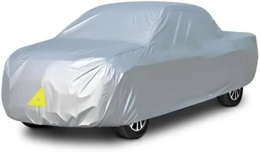 Seal Skin Covers 6 Layers Truck Cover Waterproof All Weather Snowproof, Windproof, UV, Hail Protection Outdoor Heavy Duty full Automobile Cover with Reflective, Universal Fit for Truck (upto 250 inch)