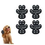VALFRID Dog Paw Protector Anti-Slip Grips to Keeps Dogs from Slipping On Hardwood Floors,Disposable Self Adhesive Resistant Dog Shoes Booties Socks Replacement XXXL 24 Pieces