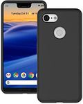 Cassby Candy Silicone Protective and Anti Shock Back Cover for Google Pixel 3XL (Black)