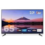 Cello C65RTS 65 inch Smart TV 4K Ultra HD LED Made in UK, FREEVIEW DVB-T2 HD: Prime Video, Netflix, YouTube, Disney+ & Catch Up TV Apps, 3x HDMI 65 inch Smart WiFi TV in Black