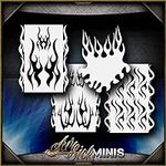 Mini Flames 4 Set AirSick Airbrush 