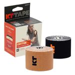 KT Tape, Original Cotton, Elastic Kinesiology Athletic Tape, 20 Count, 10” Precut Strips