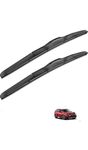 RYU7® Wiper Blades: All Weather Performance, Superior Windshield Contact Fits for XUV 500(Pack of 2)