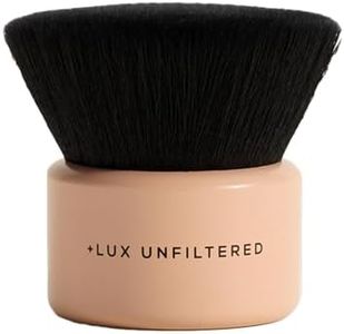 +Lux Unfiltered Blending Body Brush - Self Tanner Brush - Kabuki Blending Applicator for Self Tan, Body Glow, & Bronzer - Vegan & Cruelty Free Synthetic Bristles