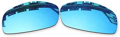 Vonxyz Lenses & Nose Piece Replacement for RB3364 62mm Sunglass - Multiple Options, Ice Mirrorcoat Polarized, 0