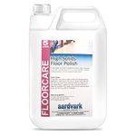 5L Aardvark High Solids Floor Polish - Professional Medium to High Wear Durable Gloss Emulsion Surface Finish to Wooden Sealed, Cork Sealed & Lino Floors