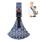 Baby Sling Carrier,2024 New Baby Carrier, Adjustable Toddler Carrier, Anti-Slip Hip Seat Portable Carrier,Carrying 10-30 lbs(BlueSail)