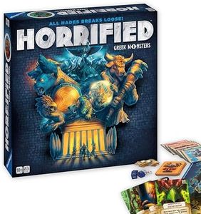 Ravensburger Horrified Games - Greek Monsters - Strategy Board Game - Boost Critical Thinking & Teamwork - Cooperative Gameplay - Unique Monster Challenges - 1 to 5 Players - Adults & Kids 10+