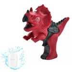 VikriDA Mini Dinosaur Dino Machine Gun Toy with Spray Smoke Effect, Birthday Toy Gift for Boys, Girls, Toddler 2 3 4 5 Year Old - Mulit-Color