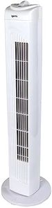 Igenix DF0029 Oscillating Tower Fan, 40 W Power, 29 Inch, 3 Speed Settings, Overheat Protection, Ideal For Home or Office, White