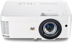 ViewSonic PX706HD Full HD Home Cinema and Gaming Short Throw Projector (3000 Lumens, 1080p, DLP, Dual HDMI, USB Type-C, 3x Fast Input, SuperColor Technology, 5 W Speakers), White