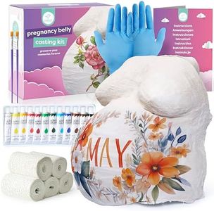 chuckle - Kit Calco Pancia Gravidanza - Colori Gravidanza Pancia Mamma - Set Bande Gessate Pennelli e Colori Incluse
