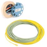 M MAXIMUMCATCH Maxcatch Fly Line Gold Weight Forward WF2/3/4/5/6/7/8F 80-90F with 2 Welded Loop (WF3F)