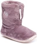 Bedroom Athletics - Monroe - Faux Fur Slipper Boot - Aquarelle/Dusky Pink - UK 7/8
