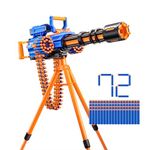 XSHOT Insanity Motorized Rage Fire by ZURU with 72 Darts, Air Pocket Technology Darts and Dart Storage, Motorized Blasting Power, Auto Feeding Belt, Tripod and Scope, Outdoor Toy