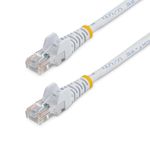 StarTech.com Cat5e Ethernet Cable - 15 ft - White- Patch Cable - Snagless Cat5e Cable - Network Cable - Ethernet Cord - Cat 5e Cable - 15ft (45PATCH15WH)