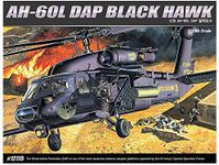 Academy 12115 AH-60L DAP BLACK HAWK Helicopter Plastic Model Kit