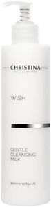 -CHRISTINA- Wish Gentle Cleansing Milk for Face | Oil-Free Formula with Glycolic Acid & Vitamin A, Vitamin E | Suitable for All Skin Types, 24-Hour Care, Recommended for age group 45+ |200ml