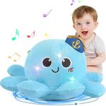 Baby Octopus Crawling Toy - Octopus Toy with Light, Music, Voice Control, and Clap Hands Awake for 2+ Year Old Boys and Girls Crawling & Rotating Octopus Baby Toy