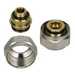 12mm Eurocone Pipe(2mm Pipe Wall) Connectors for Underfloor Heating Manifolds (Pack of 2 pcs)