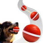 ciedaly Interactive Dog Toys Ball, Activated Automatic Rolling Ball Toy for Medium/Large Dogs, Peppy Pet Ball for Boredom Dogs with LED Light, Active Moving Dog Toy, USB Rechargeable