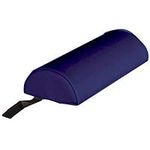 Semi Circle Neck Bolster Cushion for Massage Table: Comfort Neck Pillow. 13in (33.5cm) x 6in (15cm) x 3in (7.5cm) [Navy]