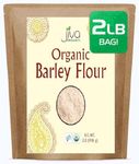 Jiva Organic Barley Flour 2 Pound - All Natural & Raw - Product of India