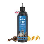 Dogz and Dudez Herbal Cat & Dog Ear Cleaner 6.76 Oz Cures Ear Mites, Yeast & fungal Infection, Relives Itchy Ear, Ear Discharge, Smell and Dirt/Wax Removal | Herbal Solution to Pet Ear Problems