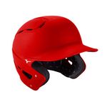 Mizuno B6 Adult Baseball Batting Helmet, RED, Small/Medium